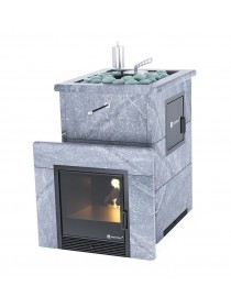 Печь ИзиСтим «АНАПА» М2 В ПОЛНОЦЕННОМ КОЖУХЕ С ОТКРЫТЫМ ВЕРХОМ