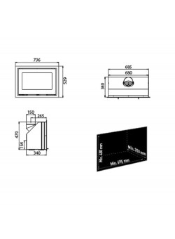 Каминная топка Lotus H370 Petite