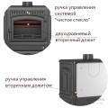 Печь-камин Везувий LV-12 "Антрацит"
