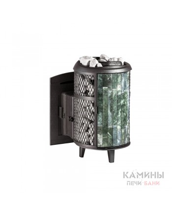 Печь банная "Атмосфера L" с комбинированной облицовкой "Змеевик" наборный