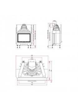 Каминная топка Schmid Lina 73h