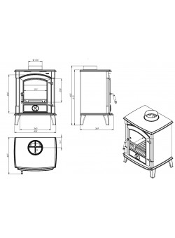 Печь Nordflam Primo
