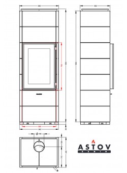 Камин Астов КИВИ ПК 5070 7МК