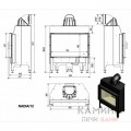Каминная топка Kratki Nadia/12 Каминная топка Kratki Nadia/12