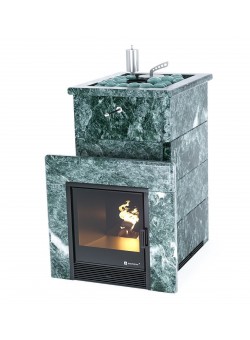 Печь ИзиСтим «СОЧИ» В ПОЛНОЦЕННОМ КОЖУХЕ С ОТКРЫТЫМ ВЕРХОМ