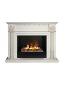 Электрокамин RealFlame Imperia 26 WT 3D Cassette 630 + Black вставка