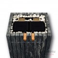 Электрическая паротермальная печь ФутуРус 2.0 Пироксенит чёрный