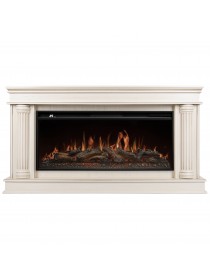 Каминокомплект: Очаг Royal Thermo Aurora RTFP/P-AR40LS, портал Olympia 42/40/36, сл. кость с зол. па