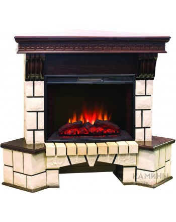 Электрокамин RealFlame Stone New Corner (угловой) 25 AO с Sparta 25,5