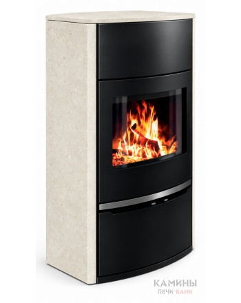 Дровяная печь-камин Ember L1 Limestone