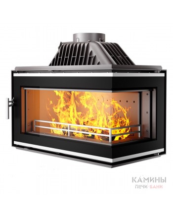 Каминная топка KAWMET W16 RB с угловым правым стеклом без перегородки