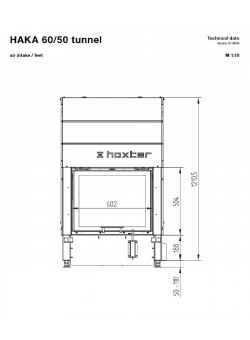 Каминная топка Hoxter HAKA 60/50STh