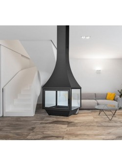 Подвесной камин Vetro