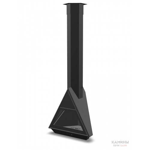 Угловой дизайнерский камин Traforart Equil