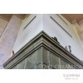 Облицовка углового камина изразцами Универсал