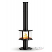Камин модель VV (черная сталь)