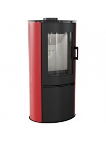 Печь-камин Kratki Koza/AB/S/DR/Kafel/Czerwony