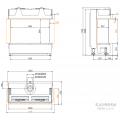 Газовый камин BRUNNER Panorama BKG 55-25-90-25