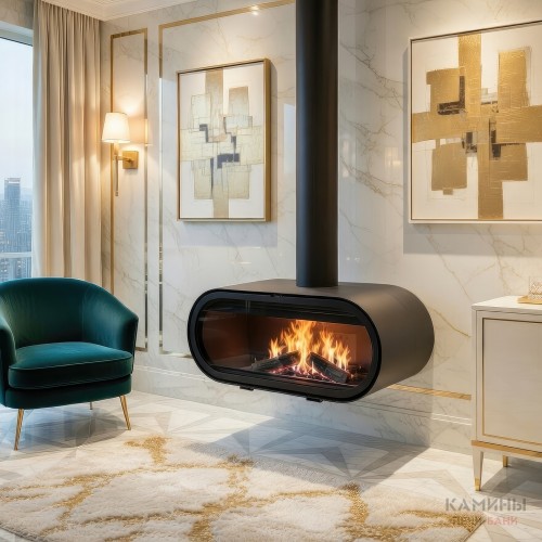 Печь-камин ROCAL D-8 подвесной