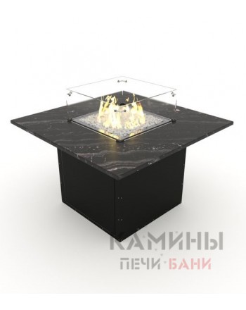Стол-камин газовый квадратный Openfire