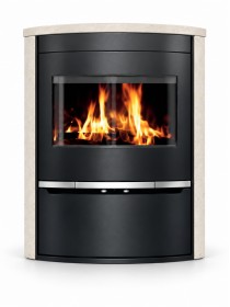 Дровяная печь-камин Ember L2 Limestone