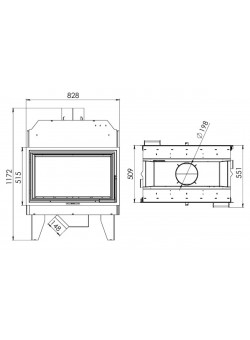 Каминная топка ТКТ 10.0-05 «АВРОРА С2»