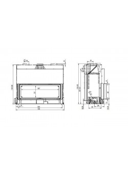 Каминная топка 120x45 S 2.0 