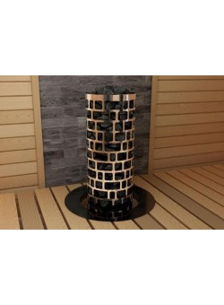 Печь для бани SAWO Aries Круглая 10,5 кВт выносной блок