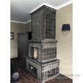 Комплект каминной облицовка Элеганс. Цвет: Графит