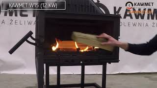 Обзор каминной топки KAWMET W15 STANDARD 9,4 кВт EKO