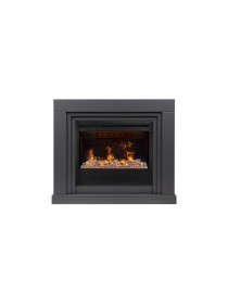 Электрокамин Stanley 26 GR с очагом Helios 26 SBG 3D