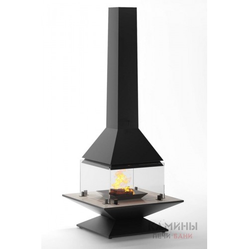 Панорамный подвесной камин Candle 123