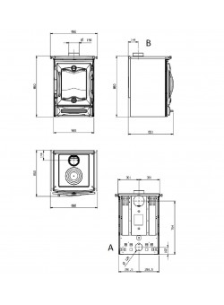 Печь камин La Nordica CUCINOTTA