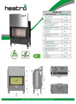Каминная топка Heatro 69H
