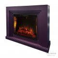 Каминокомплект STANLEY/НЕО Сливовый с очагом Электроочаг EPSILON 26