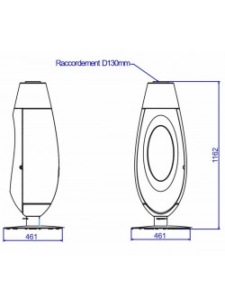 Чугунная печь-камин Invicta Ovatio