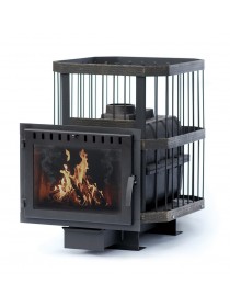 Печь Сибирь-18 с панорамной дверцей