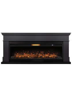 Каминокомплект: Очаг Royal Thermo Aurora RTFP/P-AR60LS, портал California 60 G, графит