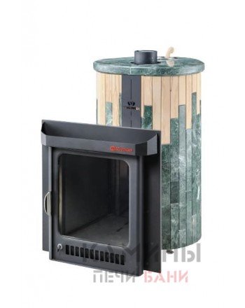 Печь для бани Ферингер Малютка Змеевик+"Окаменевшее дерево"