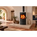 Дровяная печь-камин Ember D11 Limestone