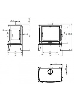 Печь NORDflam Toria