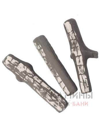 Керамические дрова обгорелые (ZeFire) - 3 шт