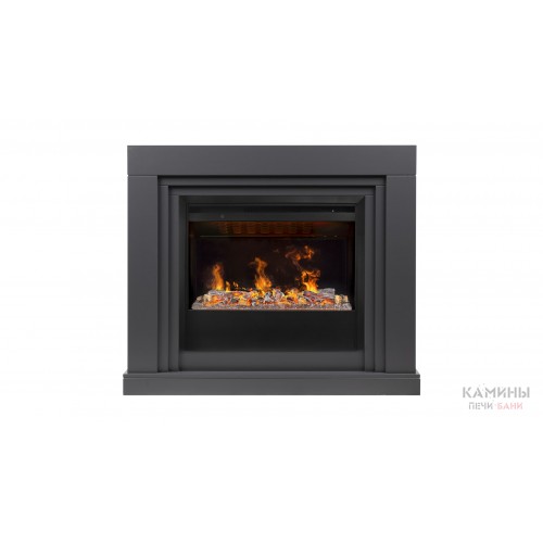 Электрокамин Stanley 26 GR с очагом Helios 26 SBG 3D