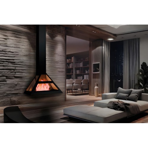 Подвесной дизайнерский камин AVES 30 МОДЕНА