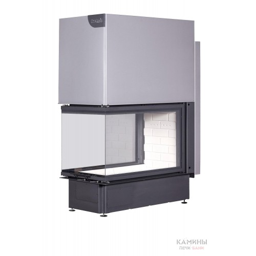 Каминная топка Экокамин ДЕЛЬТА 900 P три стекла подовое горение принтинг Каминная топка Экокамин ДЕЛЬТА 900 P три стекла подовое горение принтинг