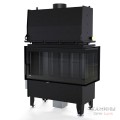Каминная топка Defro Home RIVA ME BL SHORT угловая, с водяным контуром