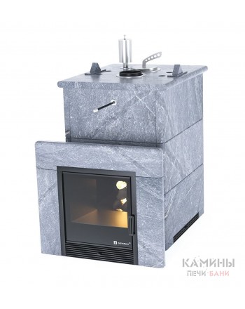 Печь ИзиСтим «АНАПА» В ПОЛНОЦЕННОМ КОЖУХЕ
