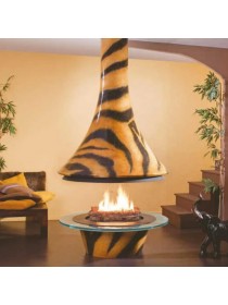 Центральный камин Eva 992 Savane открытый JC Bordelet