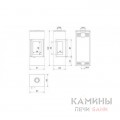 Печь-камин Kratki THOR 8 View