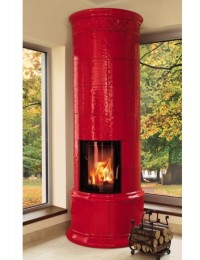 Изразцовая круглая печь Round